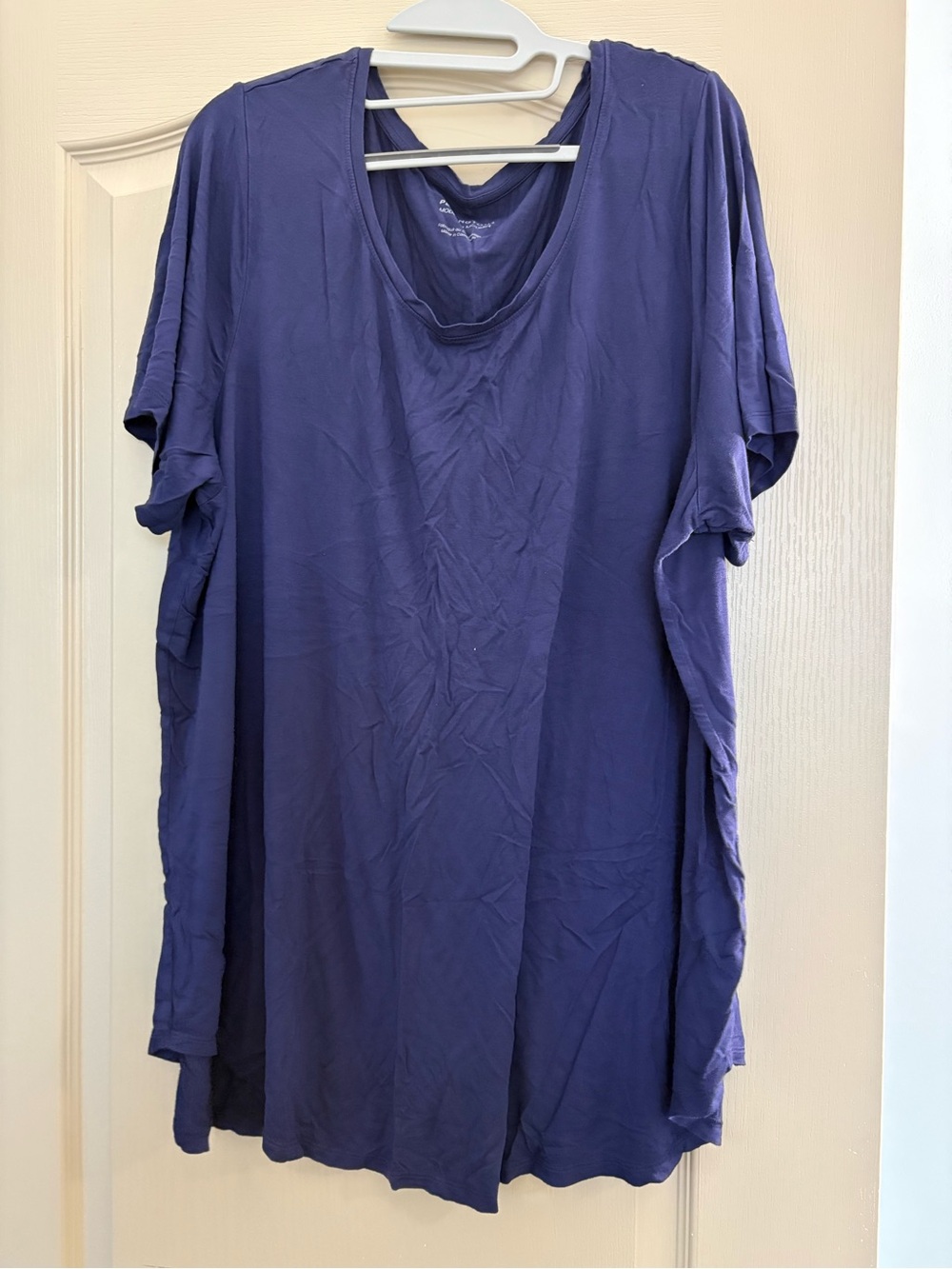 Penningtons Purple Scoop Neck Relaxed Tunic